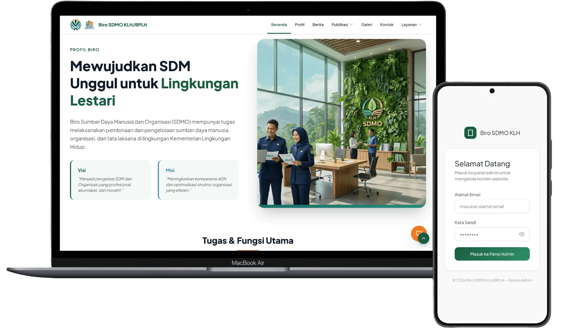 Company Profile & Information System - Biro SDMO KLH/BPLH